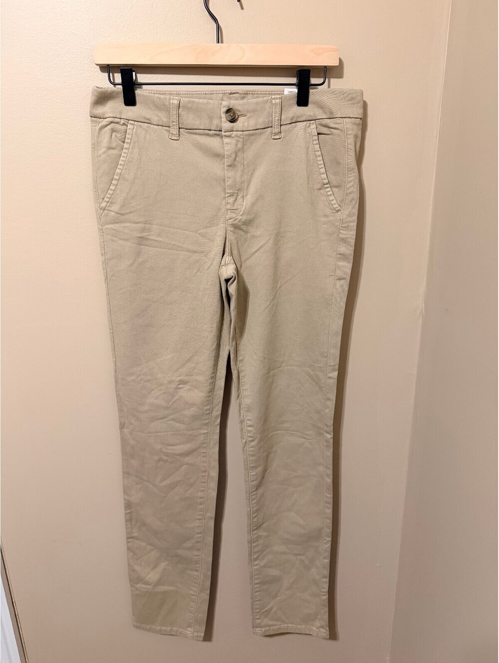 NWT American Eagle Skinny Khaki Pants Women's 10 Long Low Rise Stretch Chinos